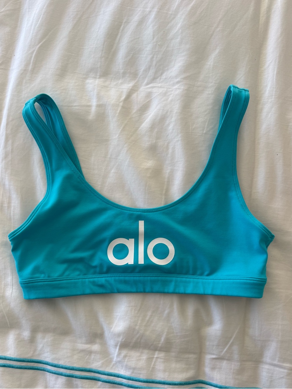 Alo Sports Bra / Workout Tank – Size M | Turquoise Blue